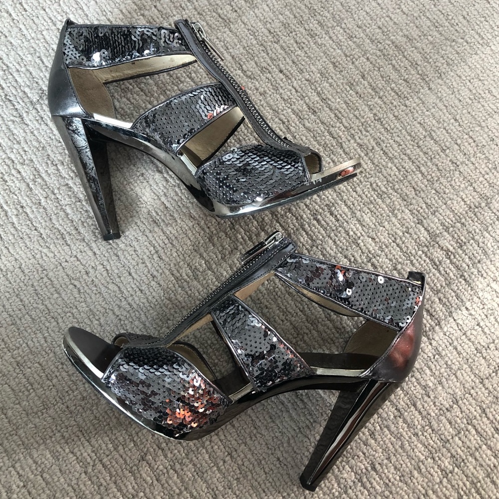 Michael Kors Berkley T Strap Heel Sandal